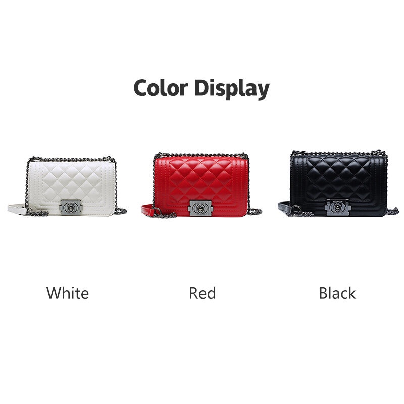 MISCHA Túi Đeo Chéo Da PU Dáng Vuông Nhỏ Màu Trơn Thời Trang Cho Nữ