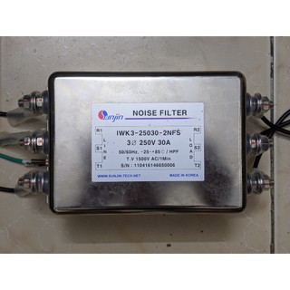 Lọc nguồn emi đa tầng vỏ inox đúc đặc 3 pha 30A Hàn Quốc size to