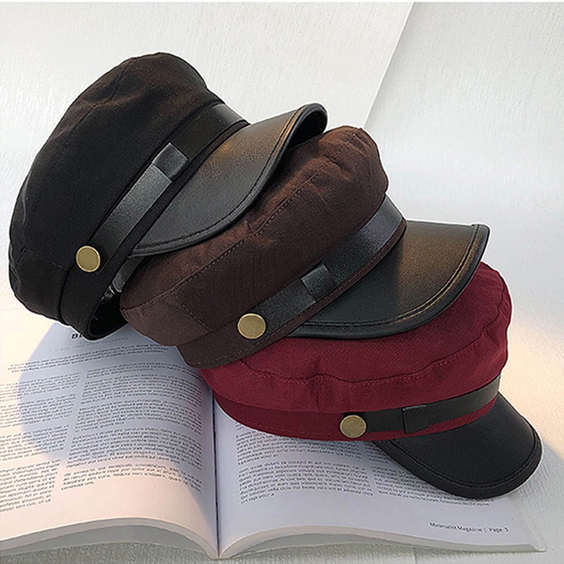 Mũ beret Thời Trang Hàn Phong Cách retro Cá Tính Cho Nữ