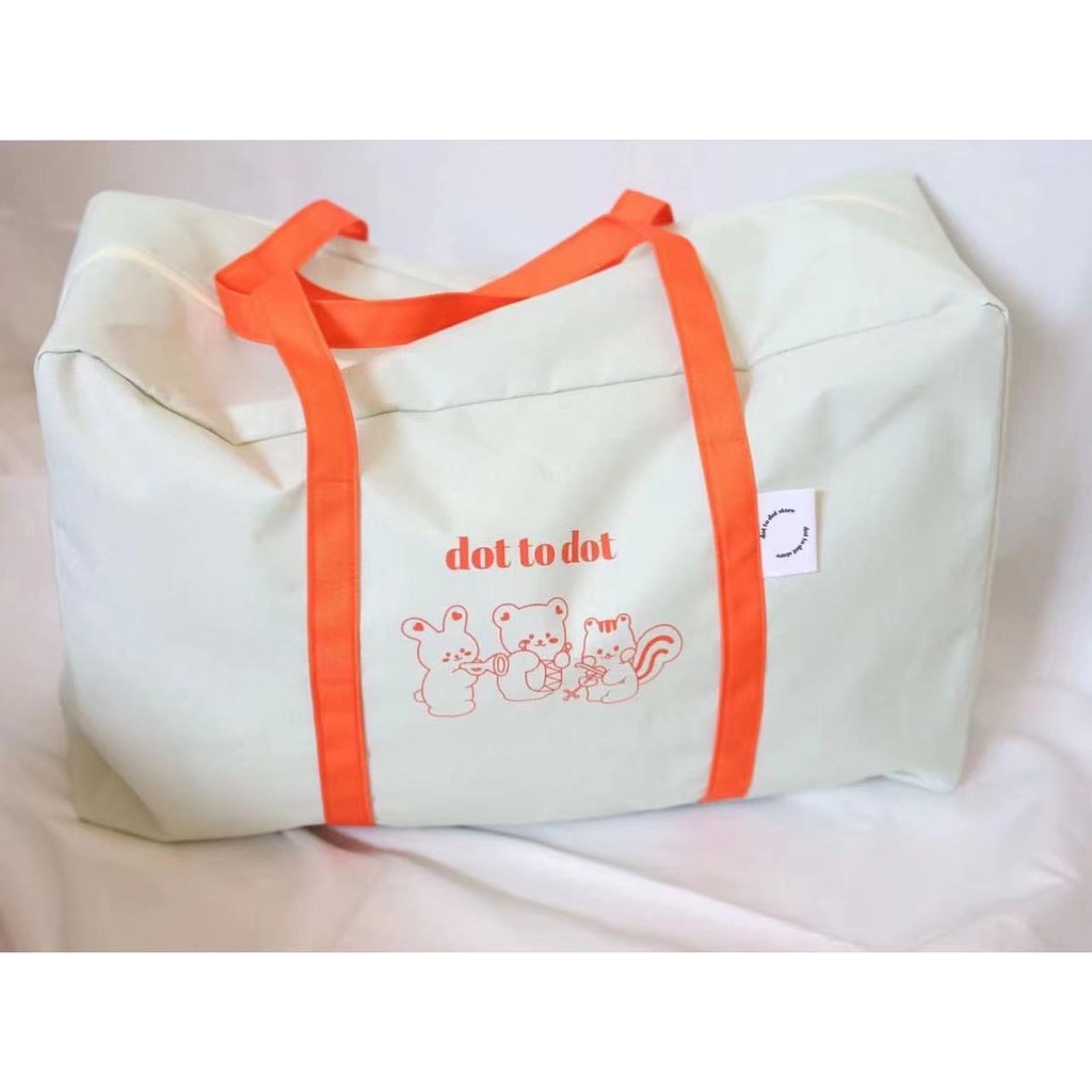 Túi Đựng Chăn Mền / Hành Lý Cỡ Lớn Kiểu Hàn Quốc Tiện Dụng