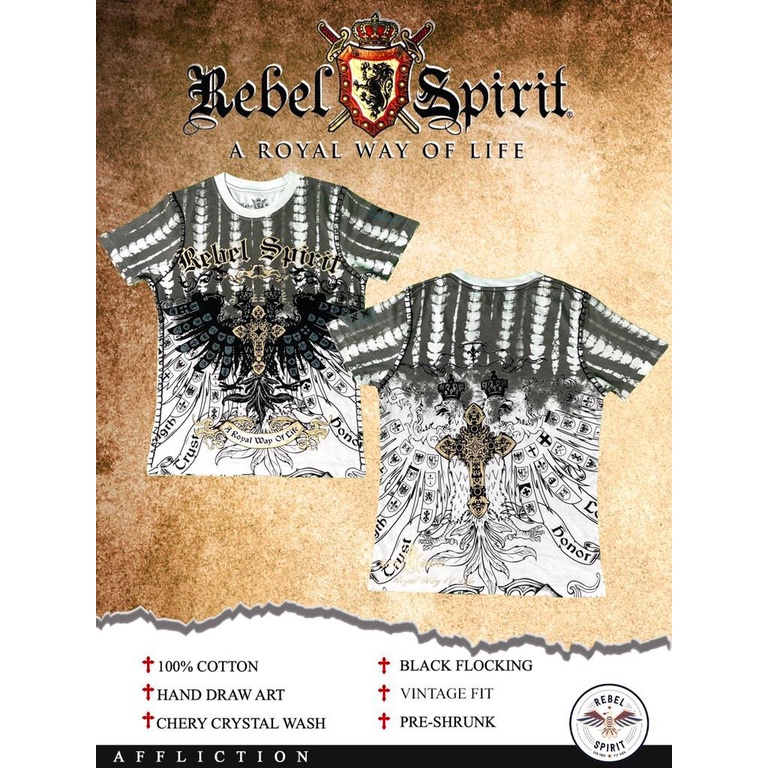 Áo Rebel Spirit thánh giá Cao cấp