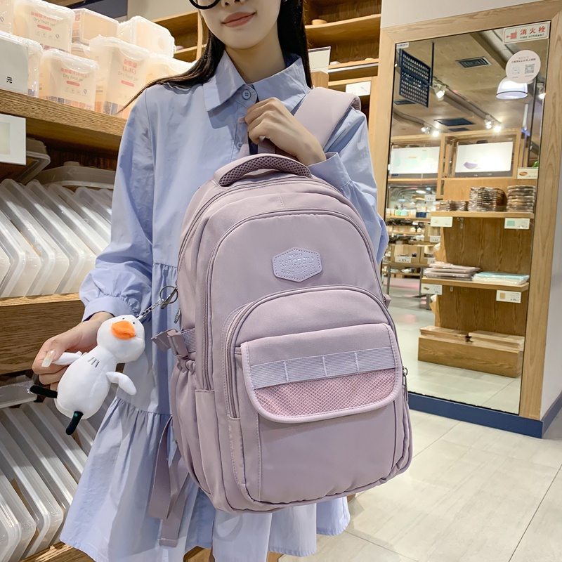 Balo Prettyzys 2022 sức chứa lớn 15.6" dành cho nữ tuổi teen đi học thời trang Hàn Quốc