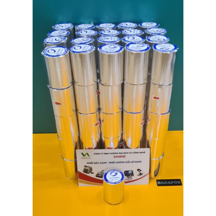 GIẤY IN BILL K57x45 K58x45 Giấy in nhiệt 58m K57mm phi 45