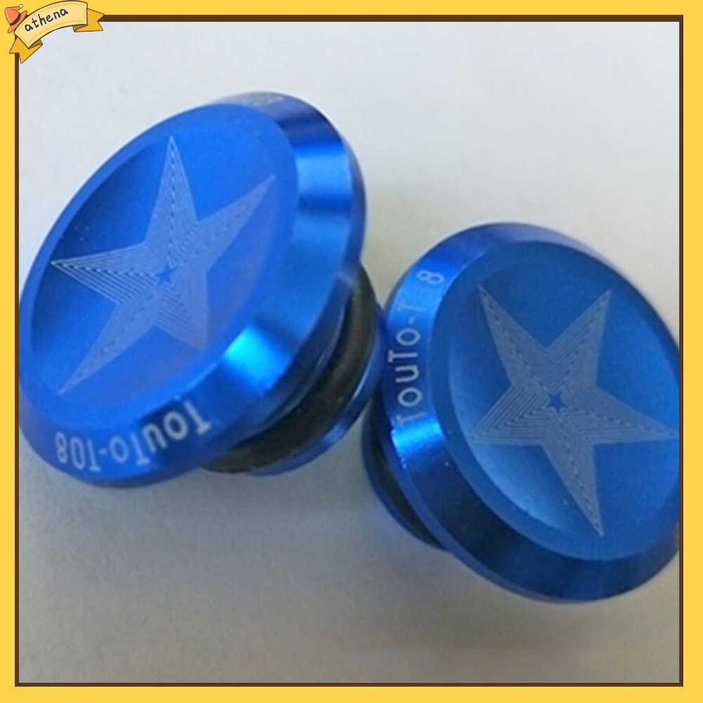 Bộ 2 Nút Bịt Đầu Tay Nắm Xe Đạp Leo Núi Bằng Hợp Kim Nhôm