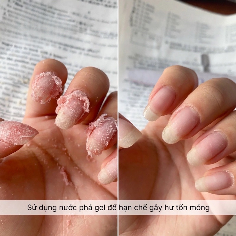 Nước phá gel Cocominmo chính hãng - phá gel lạnh siêu mát không nóng móng