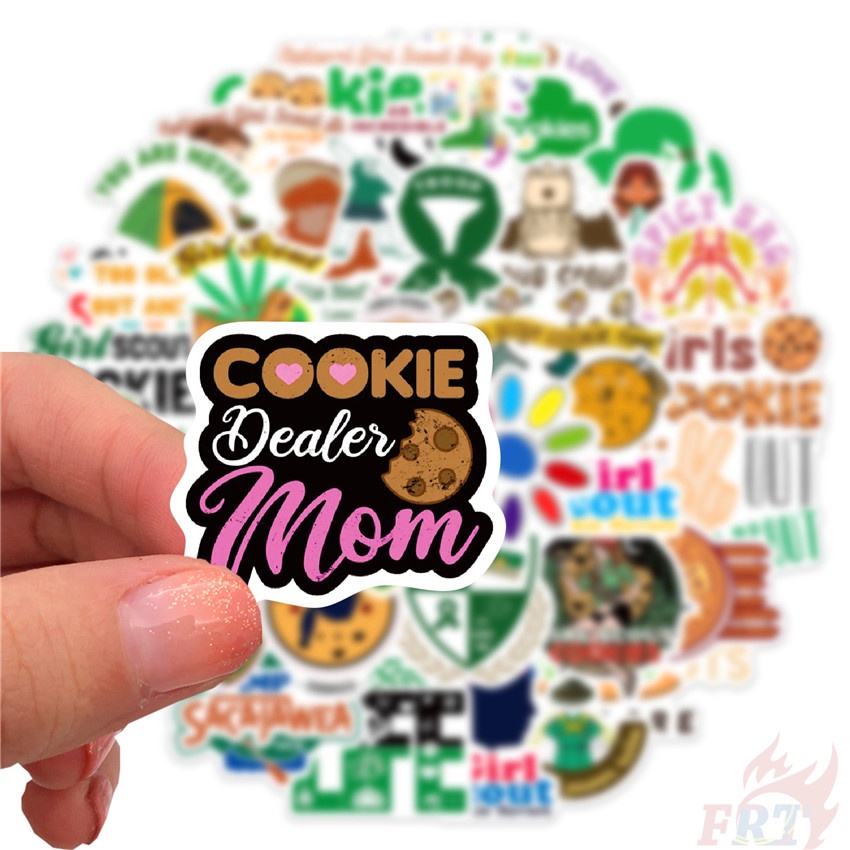 ❉ Hình Dán Cô Gái Scout Series 01 ❉ Bộ 50 Sticker Chống Thấm Nước Họa Tiết Doodle Hợp Thời Trang