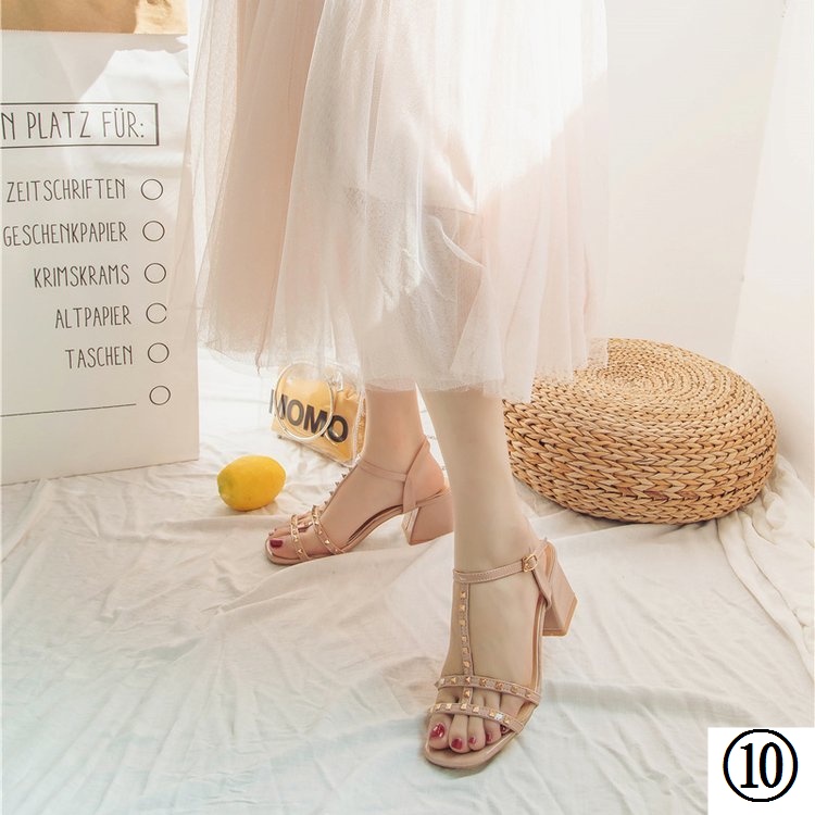 Giày Sandal Cao Gót Thời Trang Mùa Hè 2022 Cho Nữ