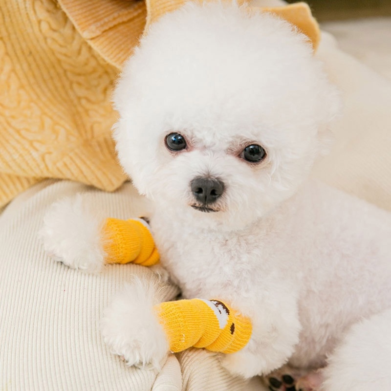 Lucky Vớ Đệm Bảo Vệ Đầu Gối Chống Cào Xước Có 4 Kích Cỡ Vừa Và Nhỏ Cho Chó Mèo