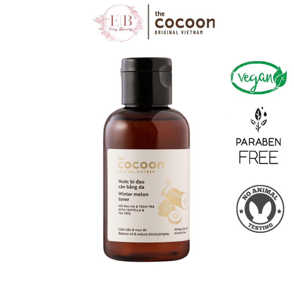 Nước Cân Bằng Da Bí Đao Cocoon 140ml Winter Melon Toner