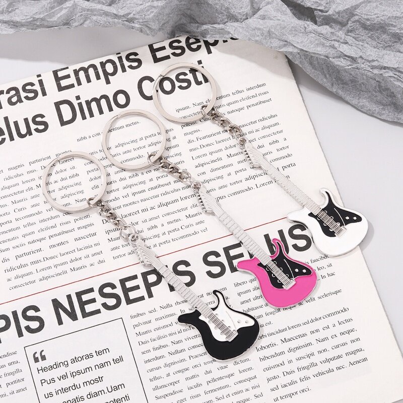 Móc Khóa Hình Đàn Guitar Cổ Điển Sáng Tạo