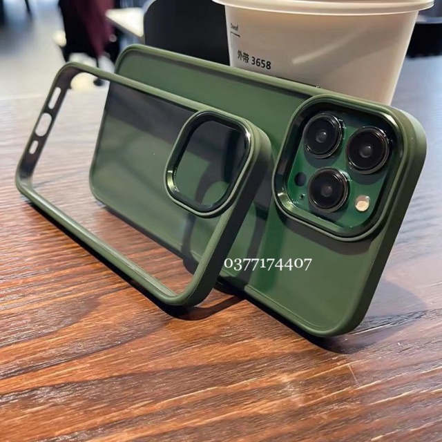 (iPhone 14)Ốp lưng FILADA trong kính viền dẻo màu cho iPhone 14, 13 Pro Max, 12,11 vành camera gờ cao viền nhôm siêu đẹp