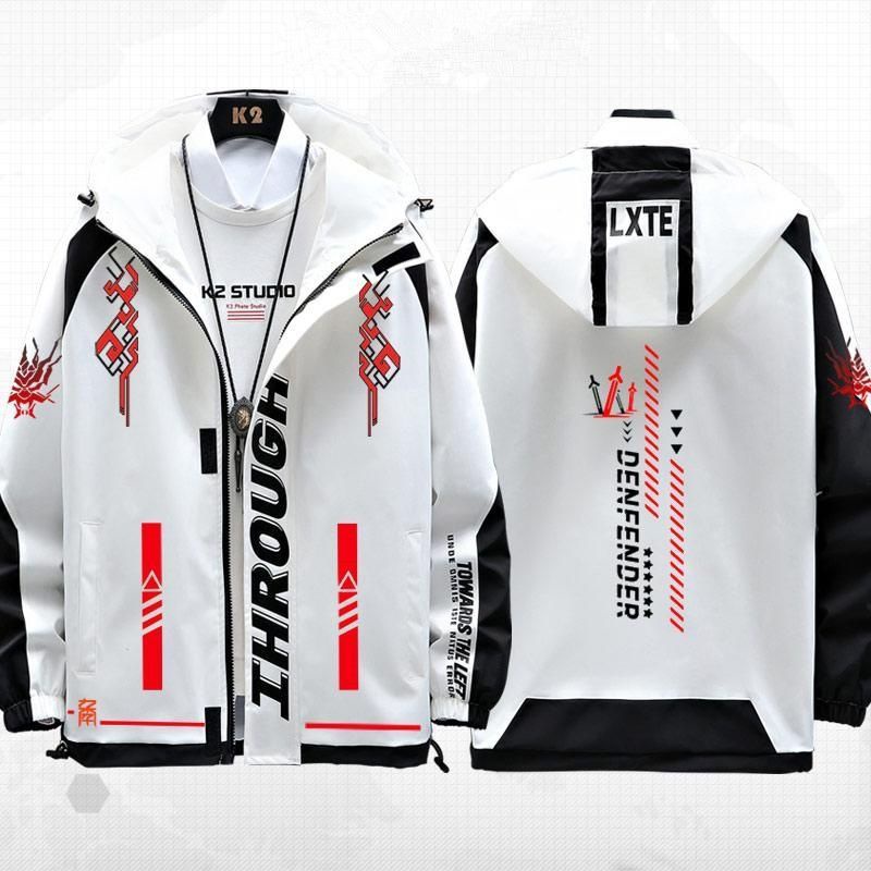 Arknights Tomorrow's Ark game W character impressions around the jacket students spring and autumn casual sports jacket men and women