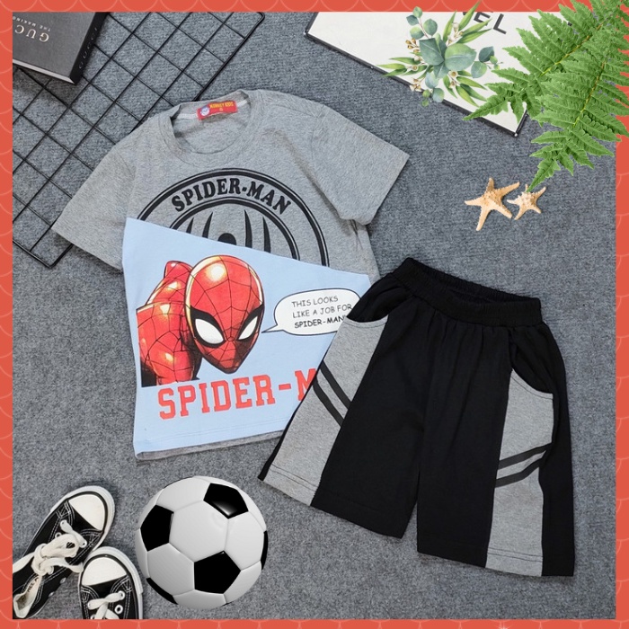 Đồ Bộ Bé Trai Size 10kg-35kg Chất Cotton Co Giãn 4 Chiều Mềm Mát-1576.7