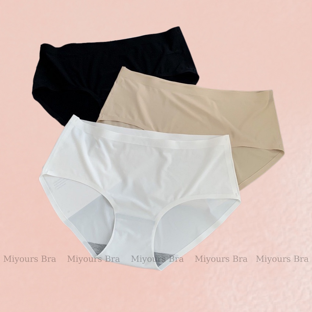 Quần lót su trơn MiYours Fashion &amp; More QL105 không đường may, mỏng nhẹ không hằn, chống viêm kháng khuẩn
