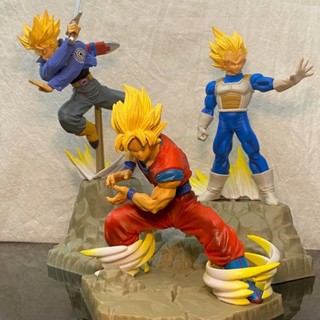 Mô hình nhân vật Dragon Ball Vegeta Goku Trunks super saiyan