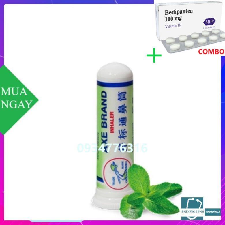 Combo Bedipanten 100mg +  ỐNG HÍT CÂY BÚA AXE BRAND