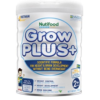 Sữa bột growplus+ trắng cho bé béo phì lon 850g