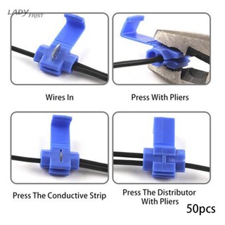 [ FAST SHIPPING ]Connector Connectors Electrical PVC + Copper Red/blue/yellow Terminals Crimp