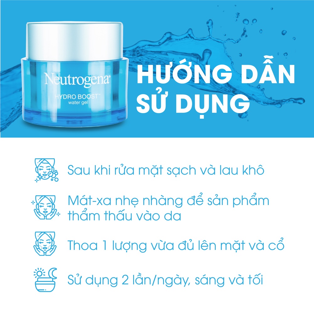 Kem Dưỡng Ẩm Cấp Nước Neutrogena Hydro Boost Water Gel Mini 50g và 15g