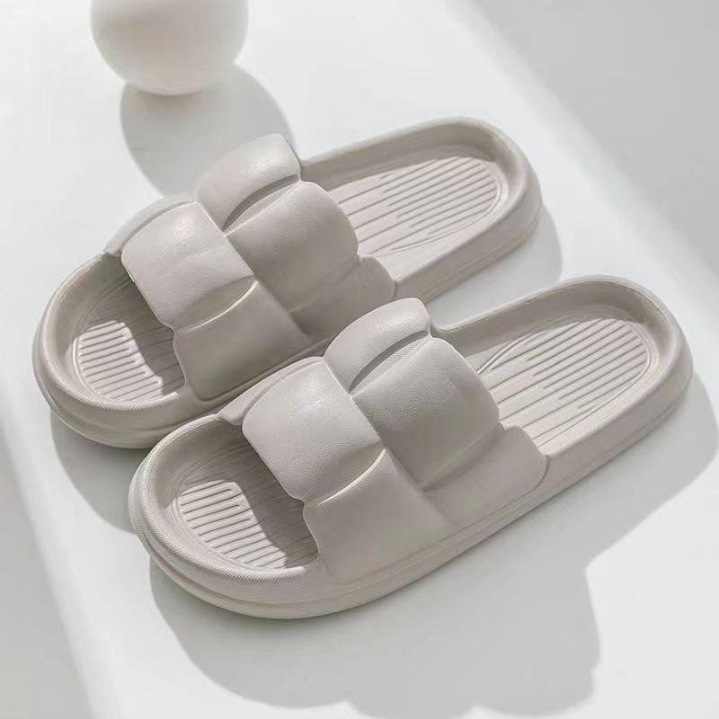 PVN53524 Dép CHAO nữ bánh mì thời trang Ullzang, dép lê bánh mì cute đế cao 3cm siêu êm chân Giá Rẻ