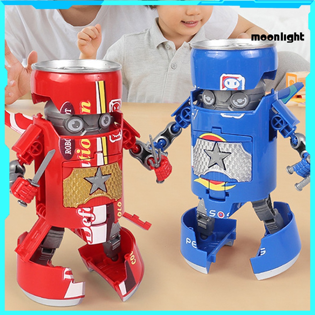 Đồ Chơi Mô Hình Robot Biến Hình Lon Coca Độc Đáo Cho Bé