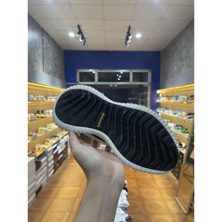 (FREESHIP, VIDEO ẢNH THẬT) Giày alphabounce kem gót tím
