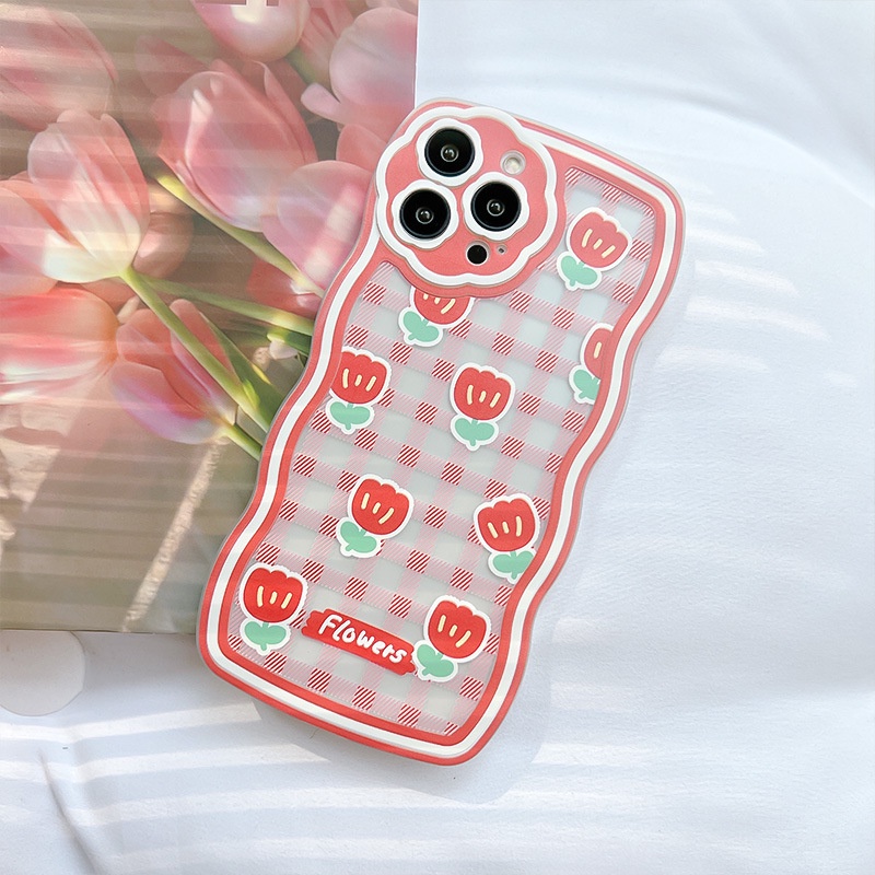 Ốp Điện Thoại Họa Tiết Hoa / Sóng Biển Cho iphone 7 / 7plus / 8 / 8plus / xs / 11 / 12 / 13 / 14 / pro / max / plus / promax