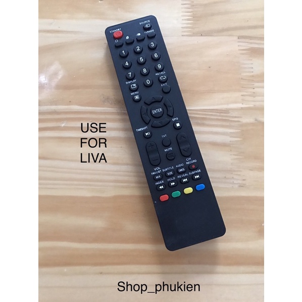 Remote điều khiển tivi led LIVA Smart