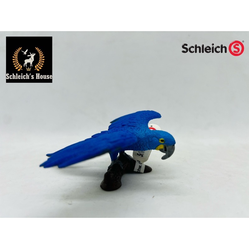 Mô hình động vật , đồ chơi con vật Schleich chính hãng chim Vẹt Hyacinth 14689 - Schleich House