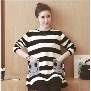 Áo Bà Bầu Dài Tay Công Sở Larosa Mùa Thu Đông Style Hàn Quốc Năng Động Trẻ Trung LAB08