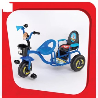 Xe ba bánh đôi có 2 chỗ ngồi có kèn cho bé 1-5 tuổi Dài 70cm x Cao 60cm x Ngang 55cm ráp sẵn