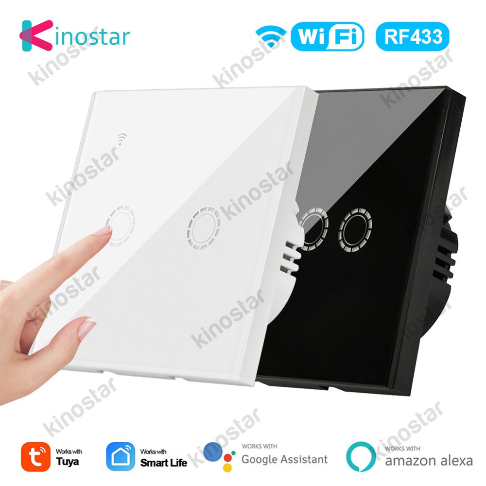 Doodle Wifi Rf433 Công Tắc Thông Minh Bảng Điều Khiển Wifi (Pk Xiaomi) tường Thông Minh Chuyển Đổi Tương Thích Với Alexa Và Google Nhà Trợ Lý.
