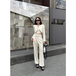 Quần 2 ly gài xéo