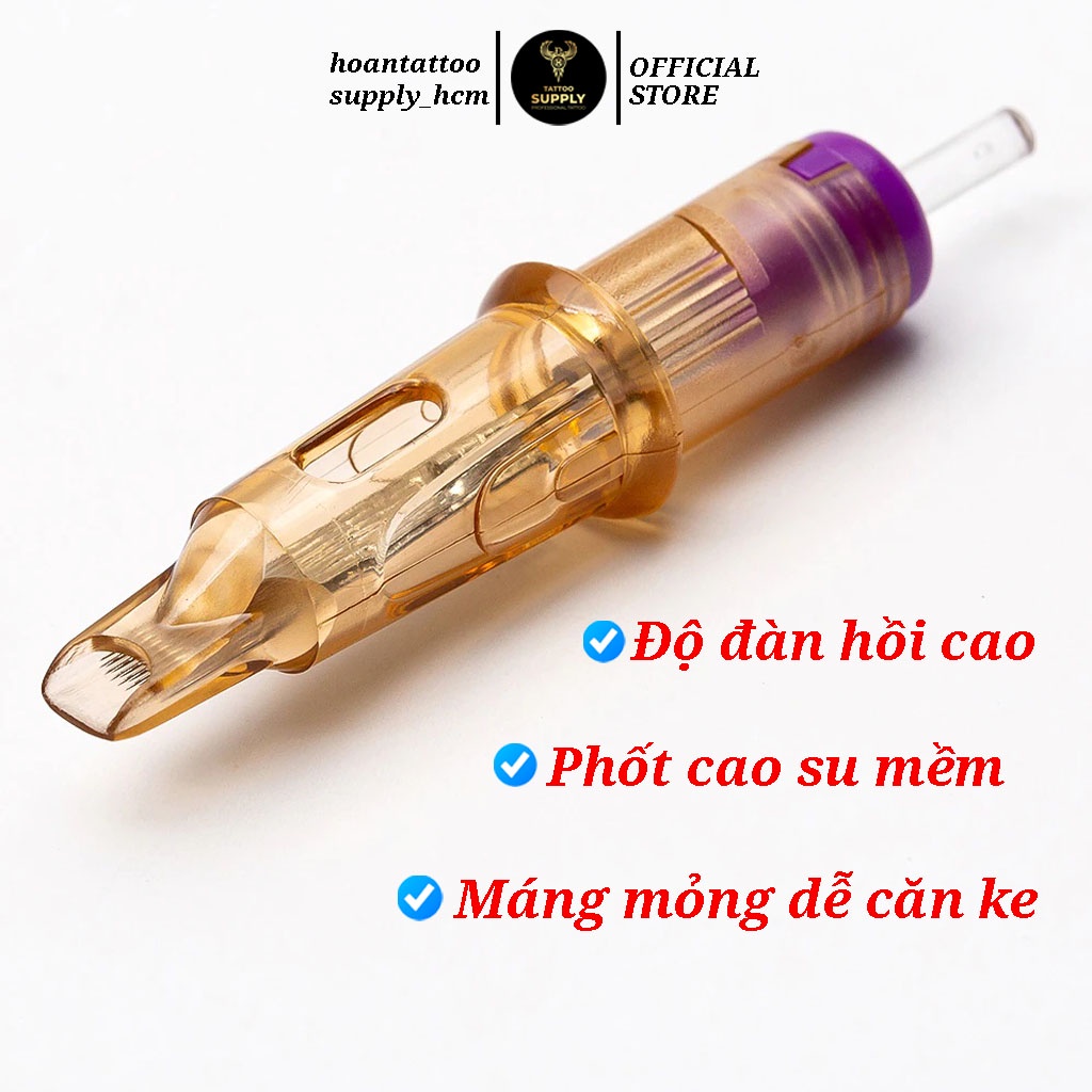 Kim phun xăm đầu đạn EZ V SELECT máy pen 1 hộp 20 chiếc