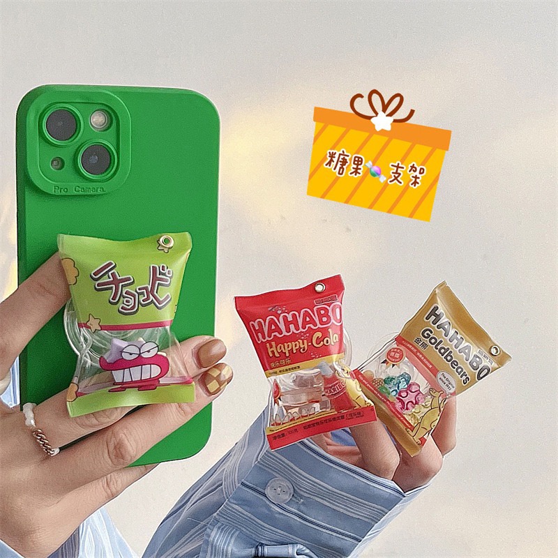 Giá Đỡ Điện Thoại Màu Kẹo Ngọt Họa Tiết Vui Nhộn