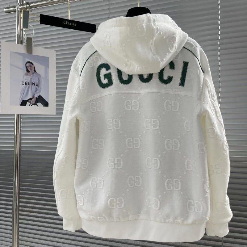 Set Đồ Thể Thao Phối Áo Khoác Thêu logo Gucci Thời Trang Thu Đông 2022 Cá Tính Cho Nam