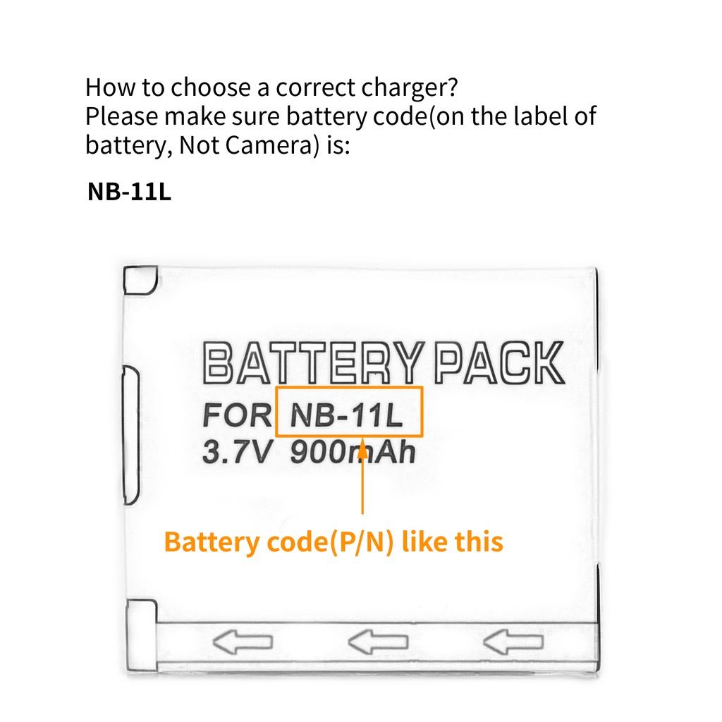 Bộ Sạc USB NB-11L Cho Canon IXUS 132 / 150 / 155 / 160 / 170 / 275 HS / PowerShot A2300 / A2500 / A2600 / PowerShot 110 HS / 115 IS, 130, 30S