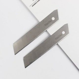 Lưỡi Dao Rọc Giấy Stacom Nhỏ/Lớn (Combo 5 Hộp - 1 Hộp 10 Lưỡi)