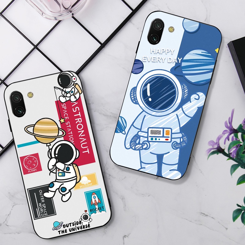 Ốp Điện Thoại Hình Phi Hành Gia Cho Sharp Aquos R2 SH-03K SHV42