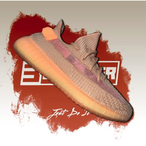 Giày Yeezy 350 V2 Clay (Yz350 Cam); Fullbox, Full Phụ Kiện