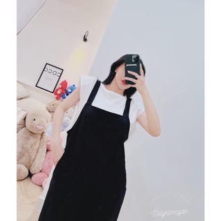 Set áo sn đệm vai yếm thun