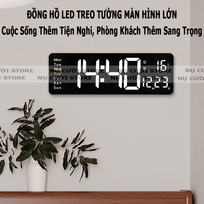 Đồng Hồ Treo Tường Điện Tử; Đồng Hồ Led Decor Để Bàn; Đồng Hồ Báo Thức; Setup Bàn Làm Việc