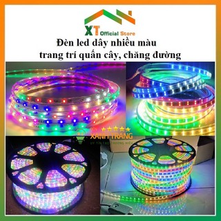 Đèn Led Dây Nháy Đuổi 6 Màu Trang Trí Cuốn Cây Chống Nước Tuyệt Đối Giá Bán Theo Mét