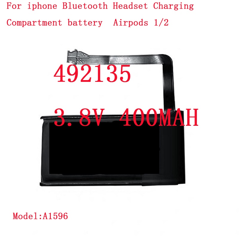 Pin Sạc Không Dây A1596 Real 400mAh Cho Airpods 1 2 A1596 020-00098