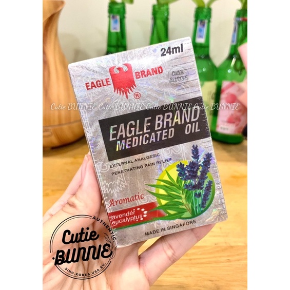 Dầu gió trắng Singapore Lavender  date 2027 / Dầu gió Oải hương tím / Hàng nội địa Singapore