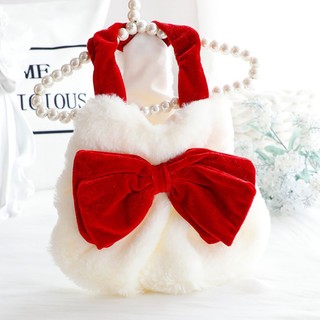 Váy bông giáng sinh kèm nơ nhung camquytstore-gs0001