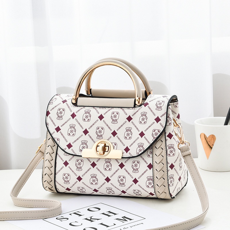 Túi xách IELGY họa tiết in vintage thời trang cho nữ