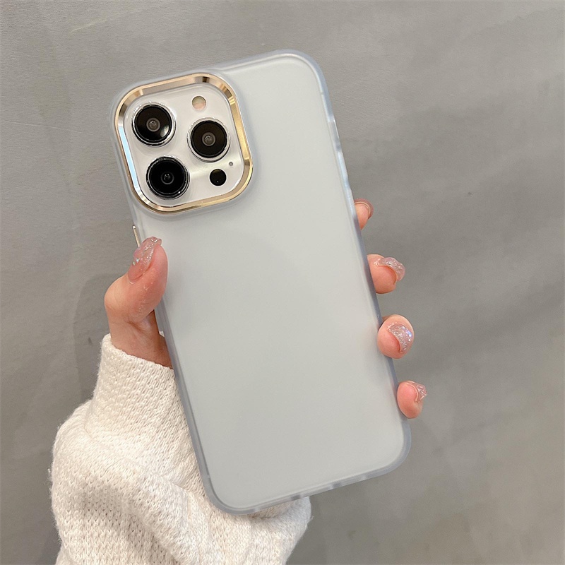 Ốp Điện Thoại iPhone 14 13 12 Pro max 14 plus case ốp lưng điện thoại i phone 14promax Acrylic Trong Suốt Chống Sốc Mạ Viền Sang Trọng Dành Cho iP 11 12 13 14 Pro Max Plus