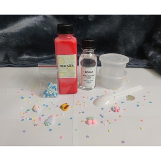 (BK11) KIT LÀM SLIME BASIC - DỤNG CỤ LÀM SLIME CƠ BẢN, AN TOÀN, ĐƠN GIẢN