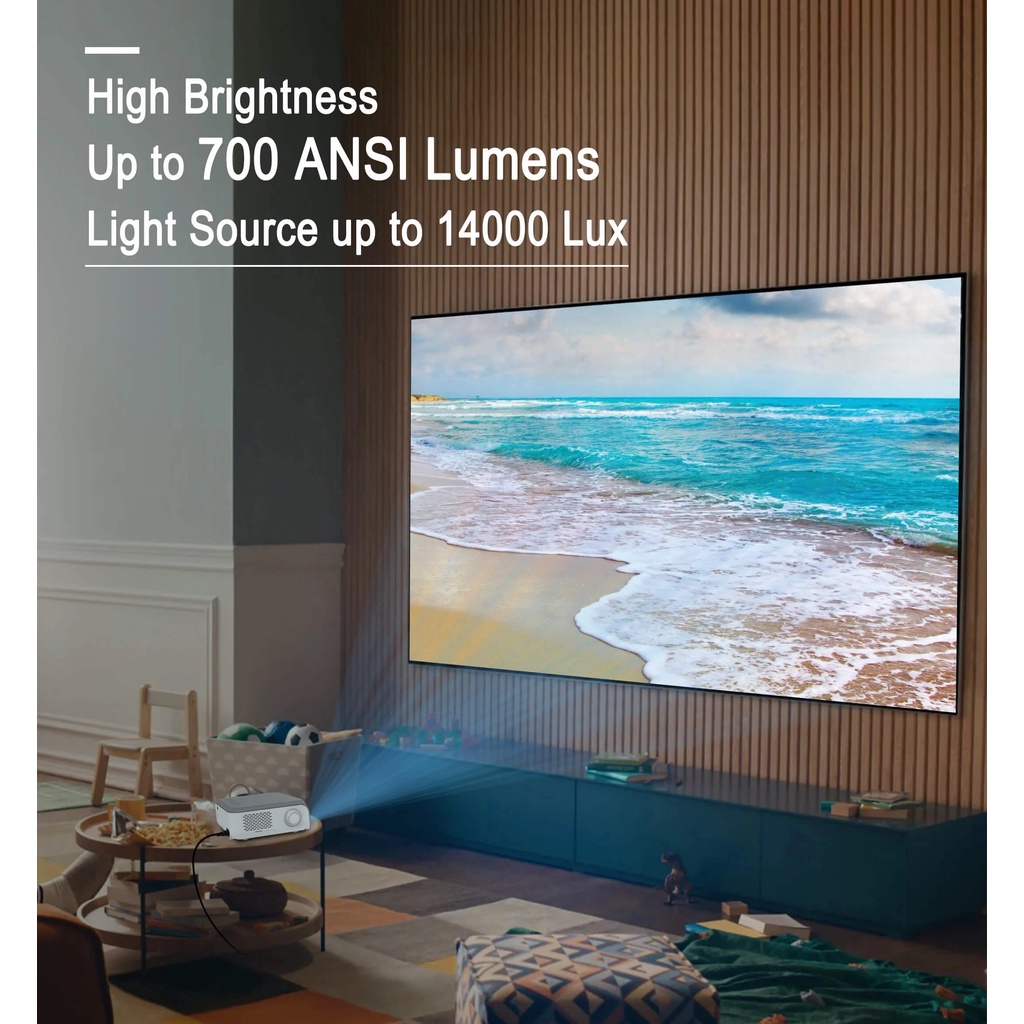 Máy chiếu MECOOL SAIL KP1 - Full HD - 700 ansi - Netflix chuẩn 4K - Google assistant tiếng việt - Chromecast tích hợp